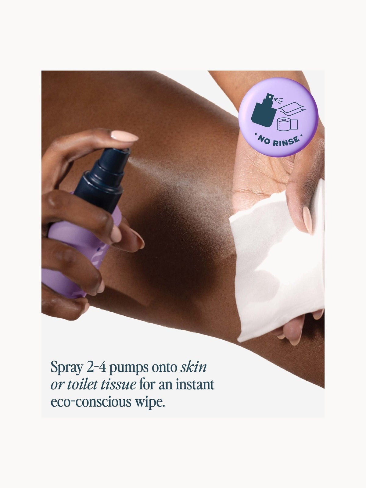 Luna Daily The Everywhere Spray-To-Wipe - pH-balancing Body Cleansing Spray With Prebiotics + Vitamins C & E 80ml 4