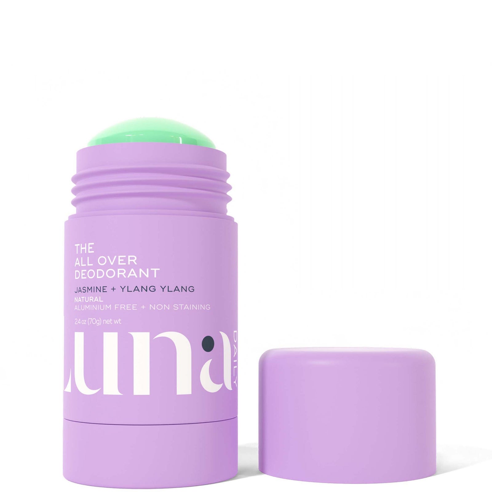 Luna Daily The All Over Deodorant- Extra-strength, Natural, Non-Staining Body Deodorant Stick 70ml 2