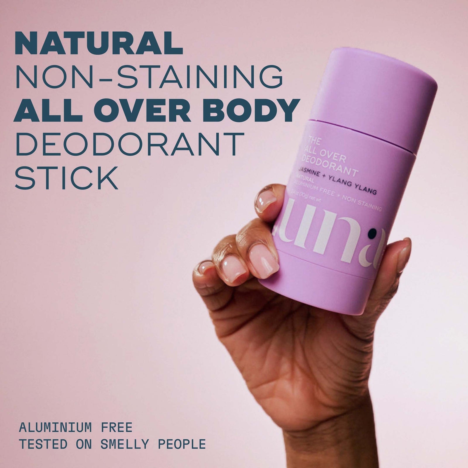 Luna Daily The All Over Deodorant- Extra-strength, Natural, Non-Staining Body Deodorant Stick 70ml 3