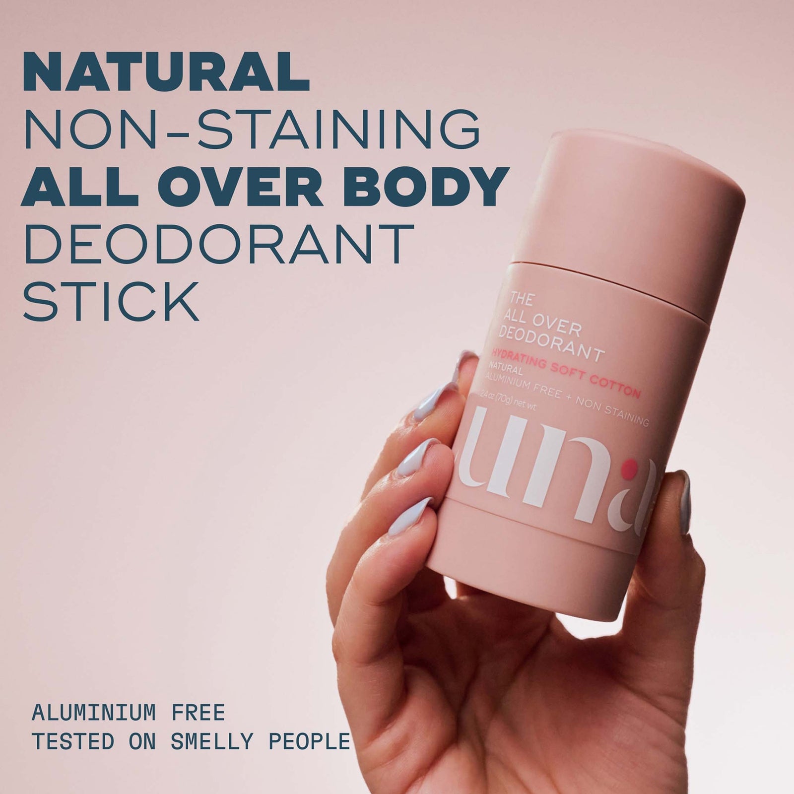 Luna Daily The All Over Deodorant- Extra-strength, Natural, Non-Staining Body Deodorant Stick - hydrating 70ml 3