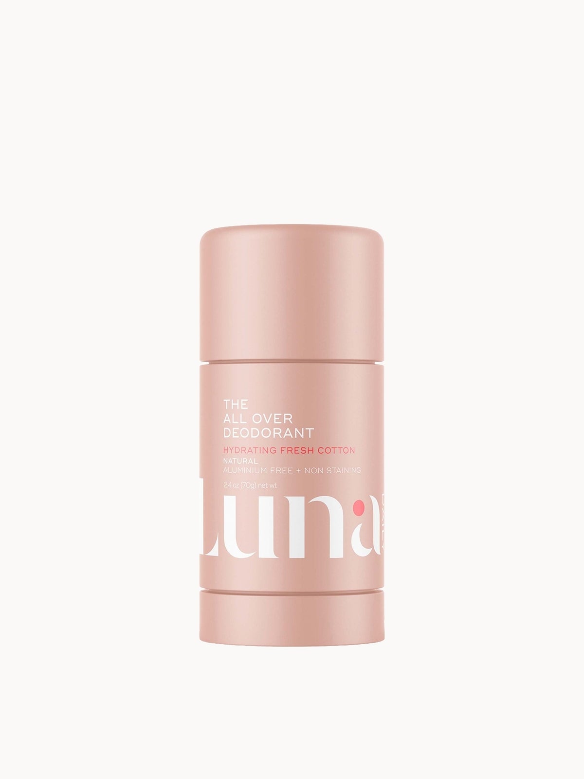 Luna Daily The All Over Deodorant- Extra-strength, Natural, Non-Staining Body Deodorant Stick - hydrating 70ml