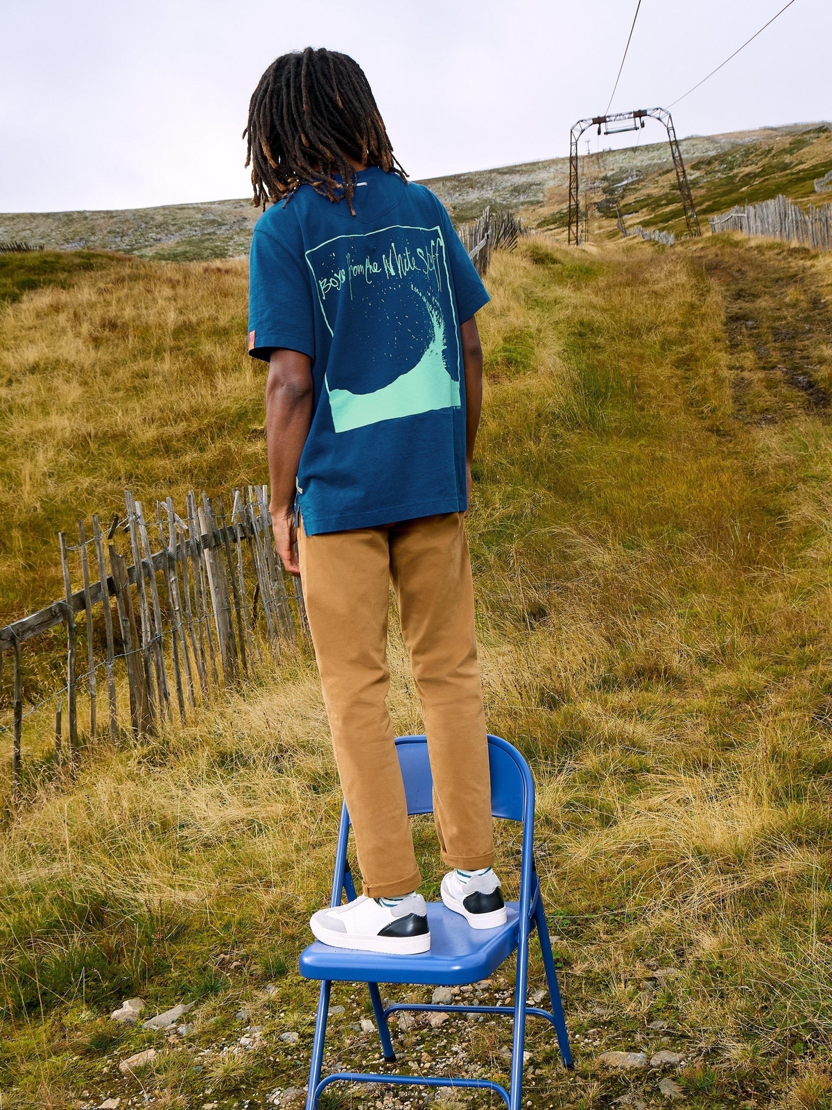 T-Shirt mit Tasche - L