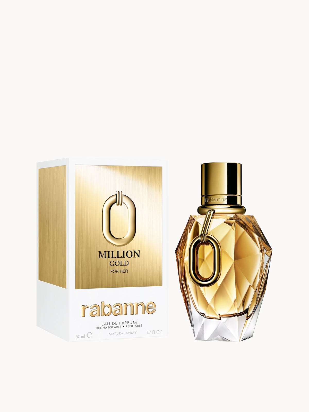 Rabanne Million Gold For Her Eau de Parfum Refillable 50ml 2