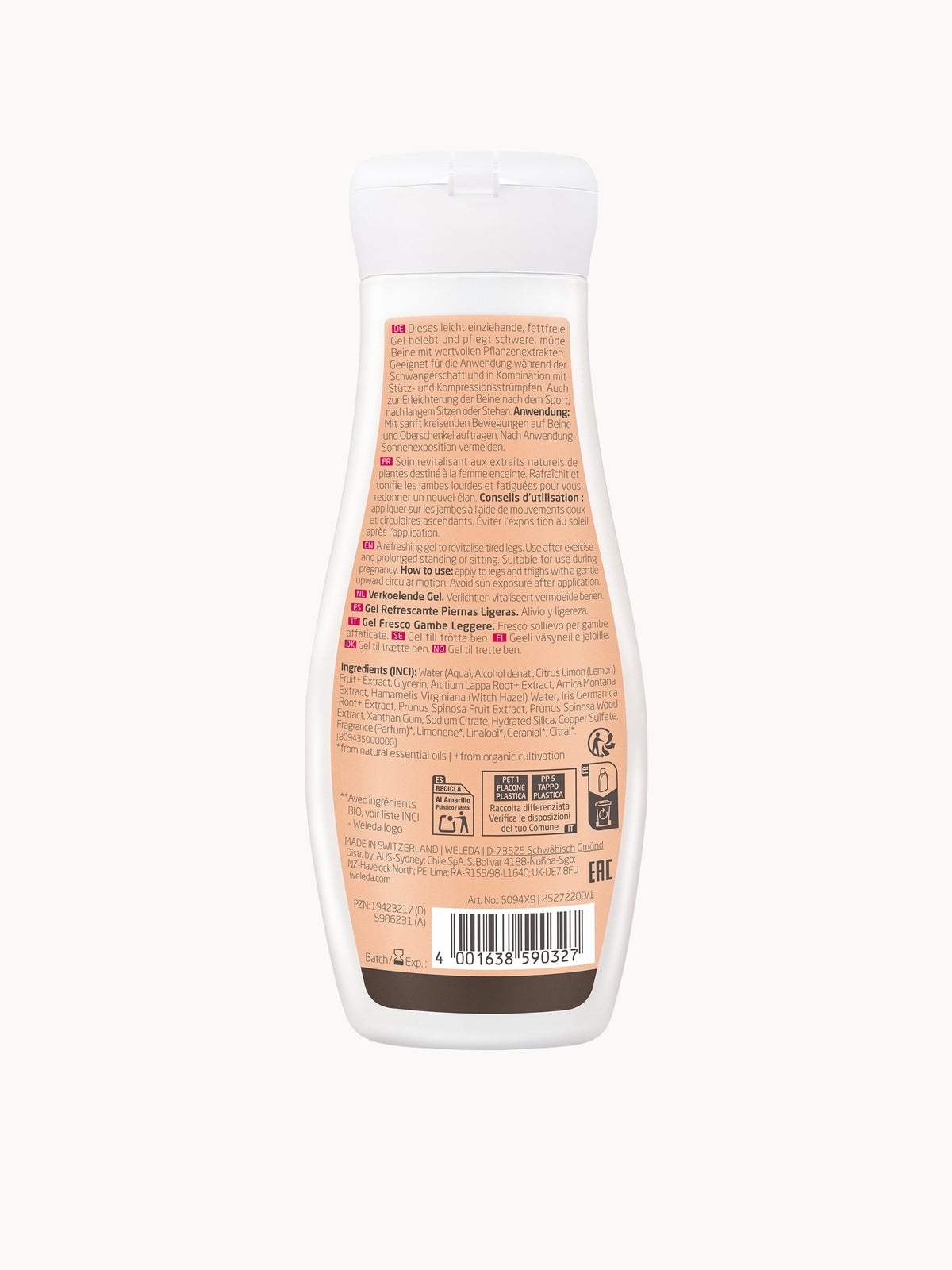 Weleda Mum Lighter Legs Gel 200ml, photo 2