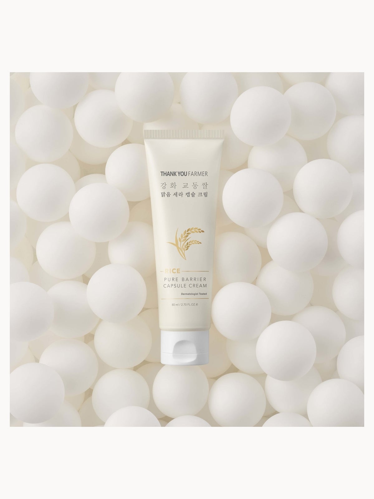 Thank You Farmer Rice Pure Barrier Capsule Cream 80ml 3