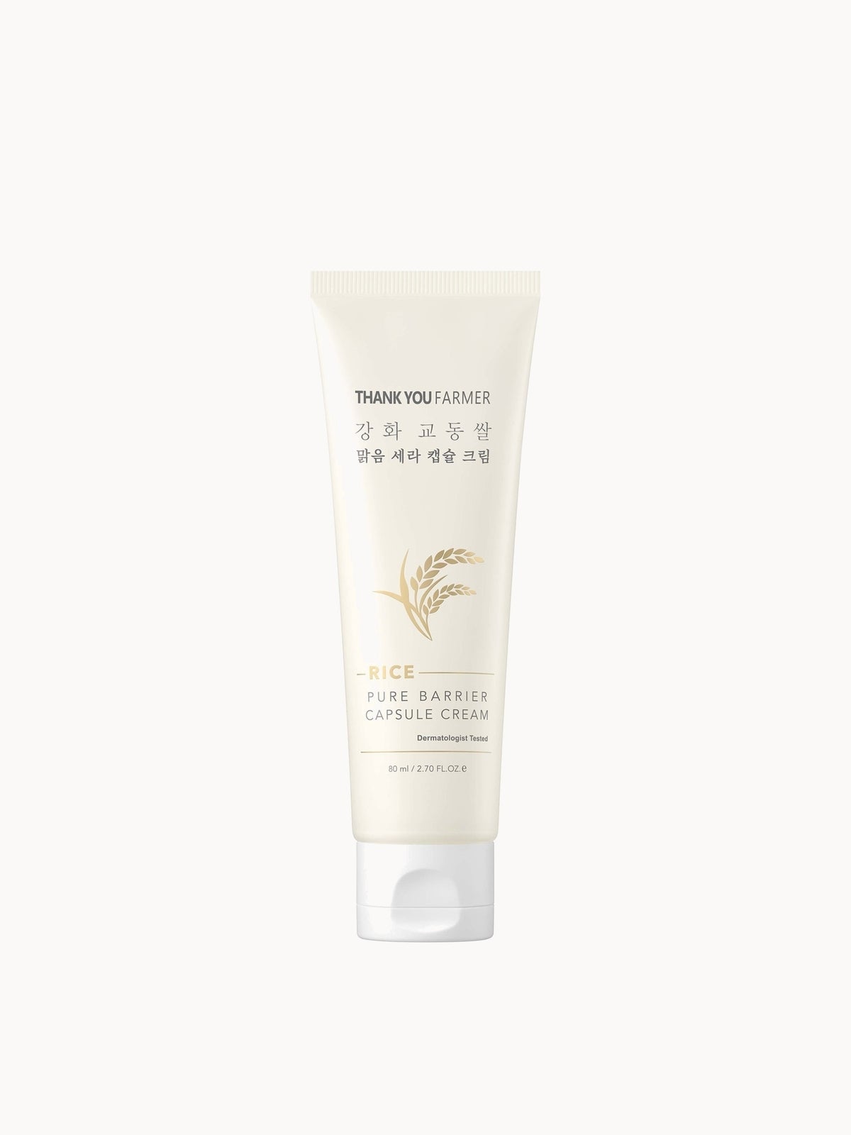 Thank You Farmer Rice Pure Barrier Capsule Cream 80ml