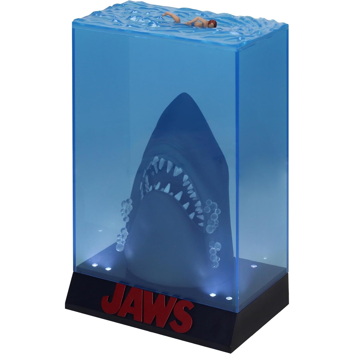 JAWS  LIGHT-UP  3D POSTER 50TH ANNIVERSARY