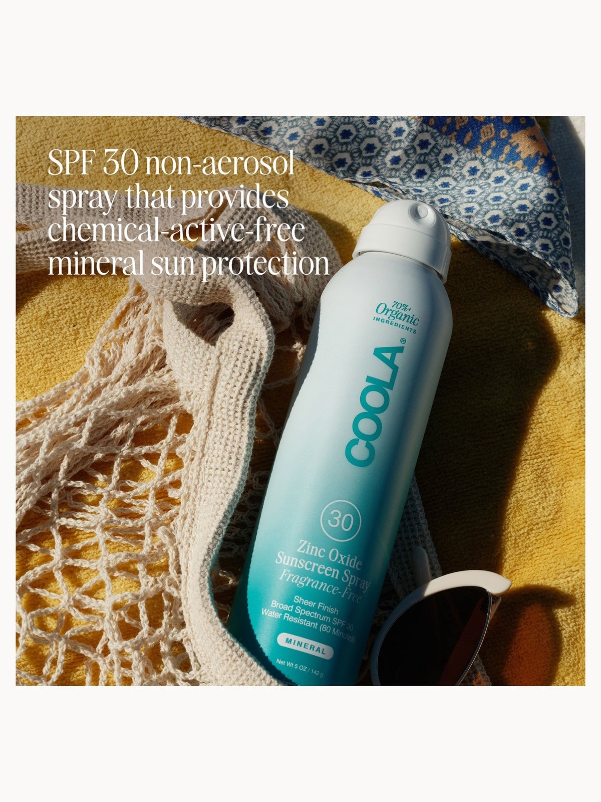 COOLA Mineral Spray SPF30 Unscented 148ml 2