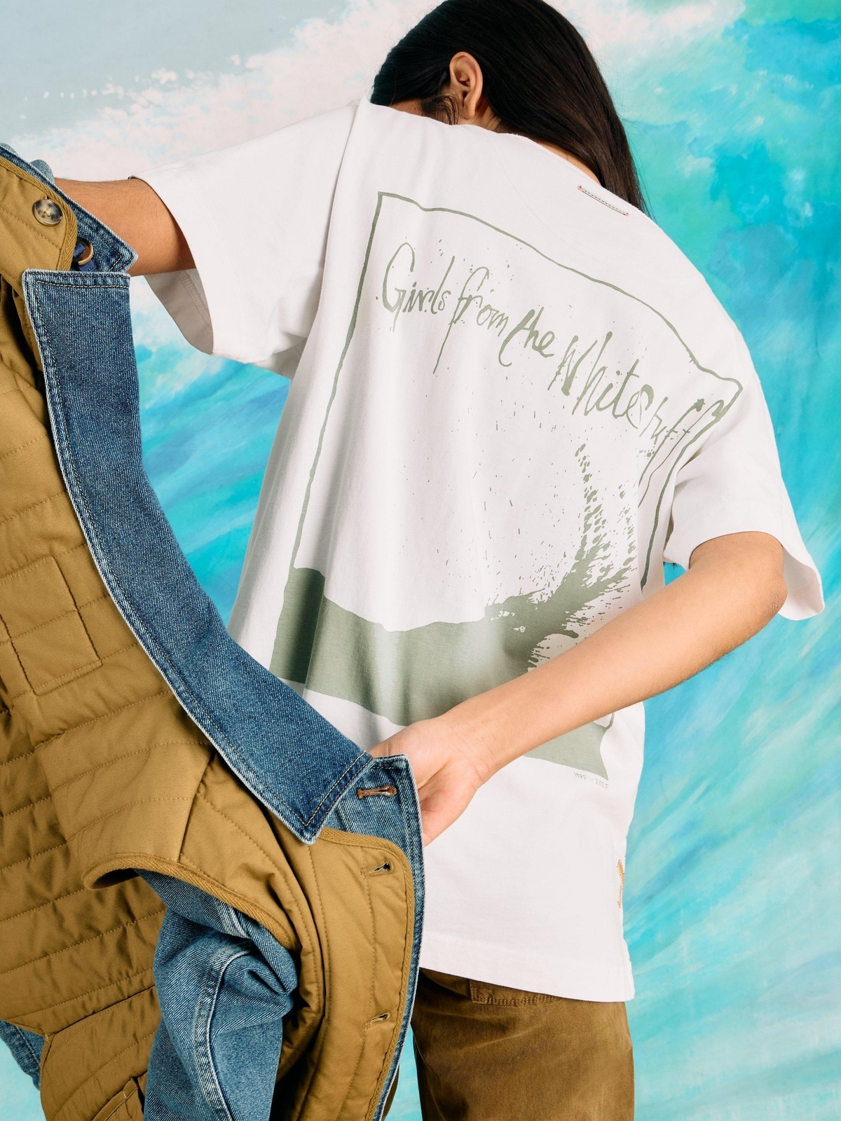 T-Shirt mit Grafik-Print - S