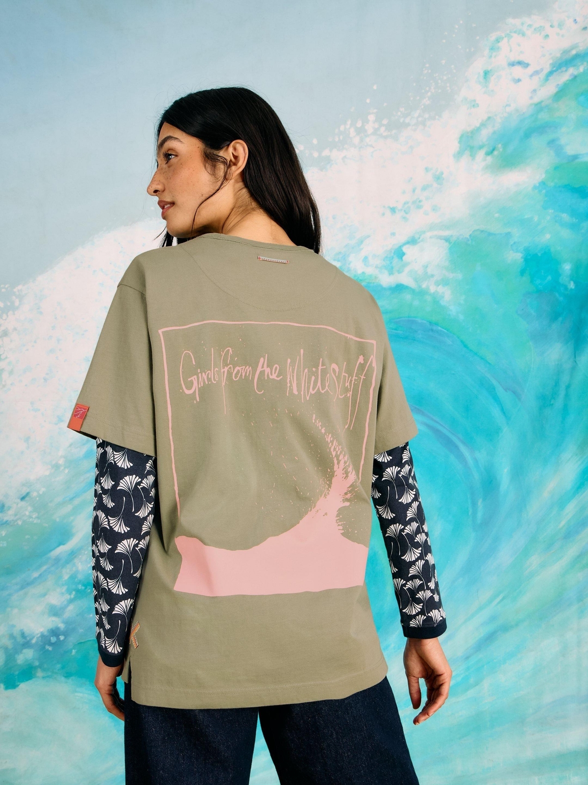 T-Shirt mit Grafik-Print - S