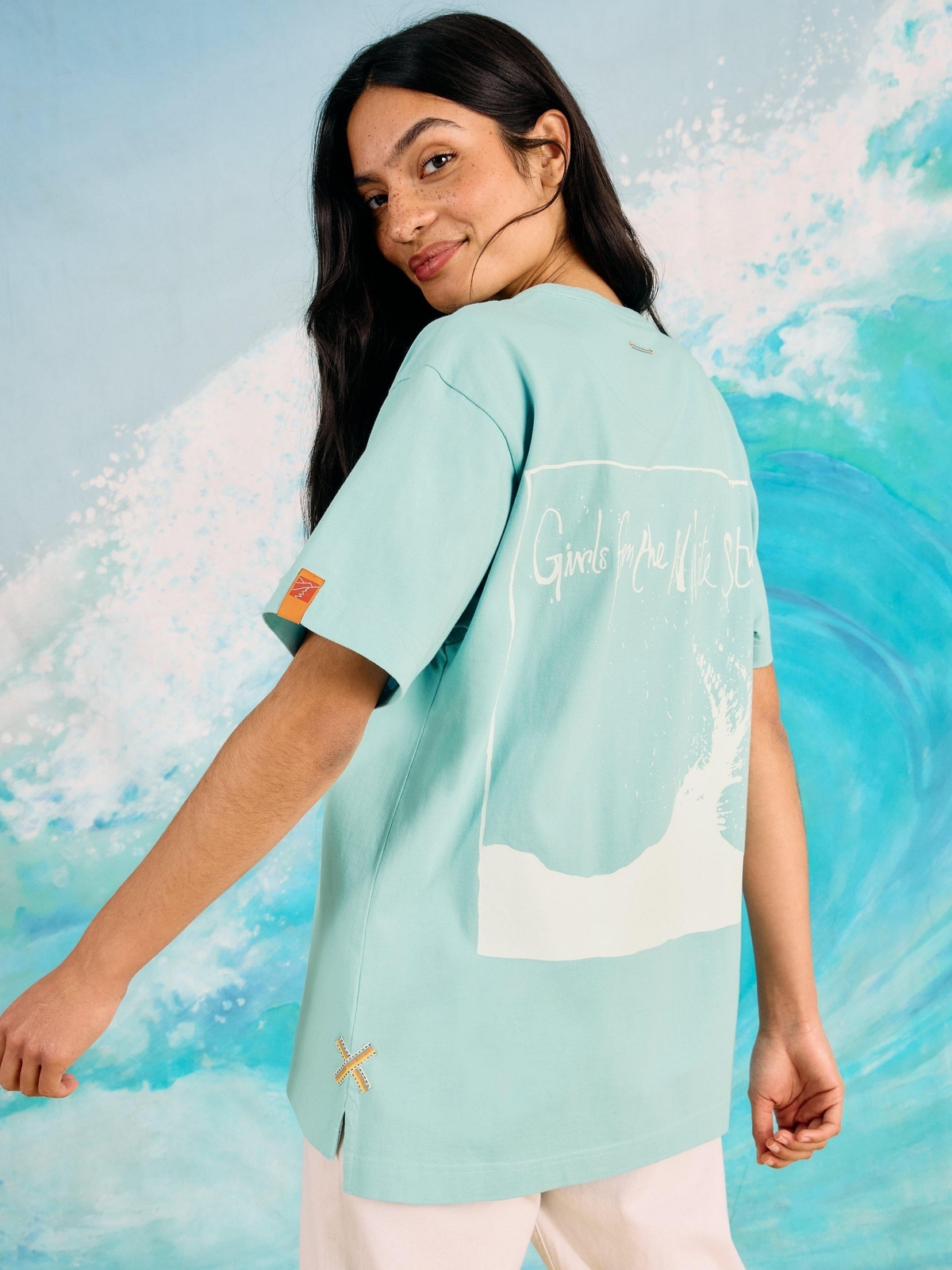 T-Shirt mit Grafik-Print - S