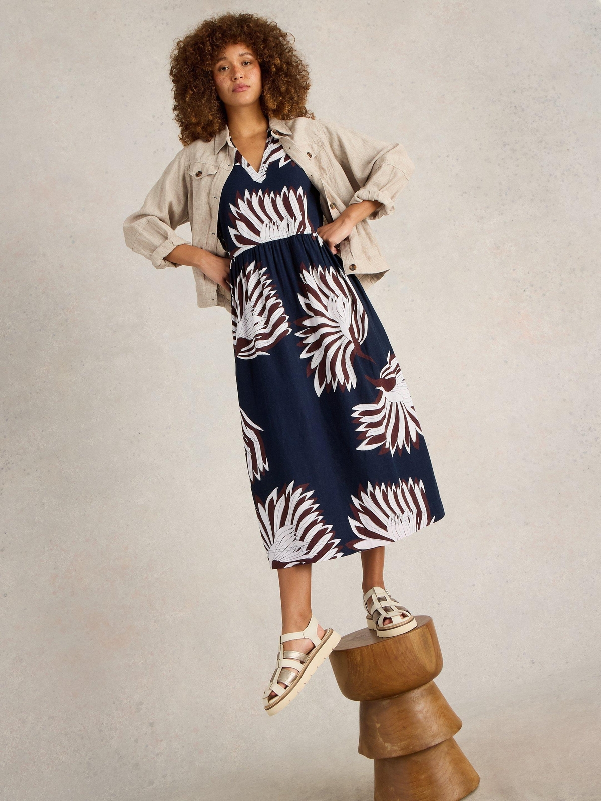 Kleid Clove aus Leinenmischung - 34/R