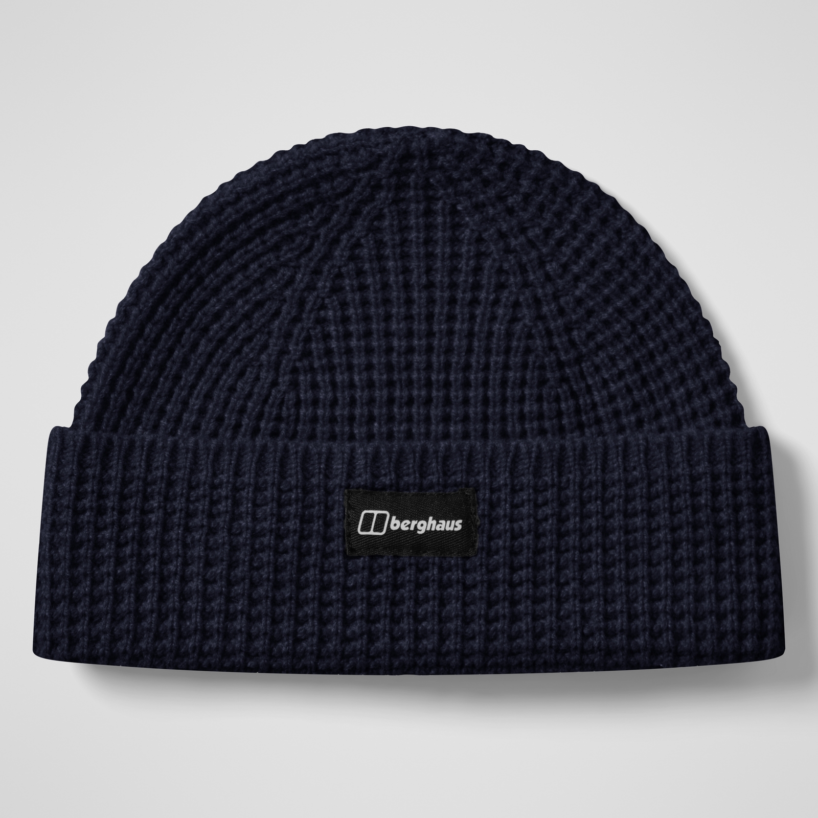 Image of Rhynie Waffle Rib Beanie - Dark Blue