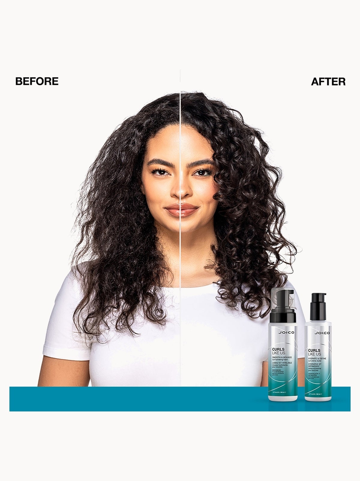 JOICO CURLS LIKE US Hydrate and Define Curl Crème Styler 200ml 2