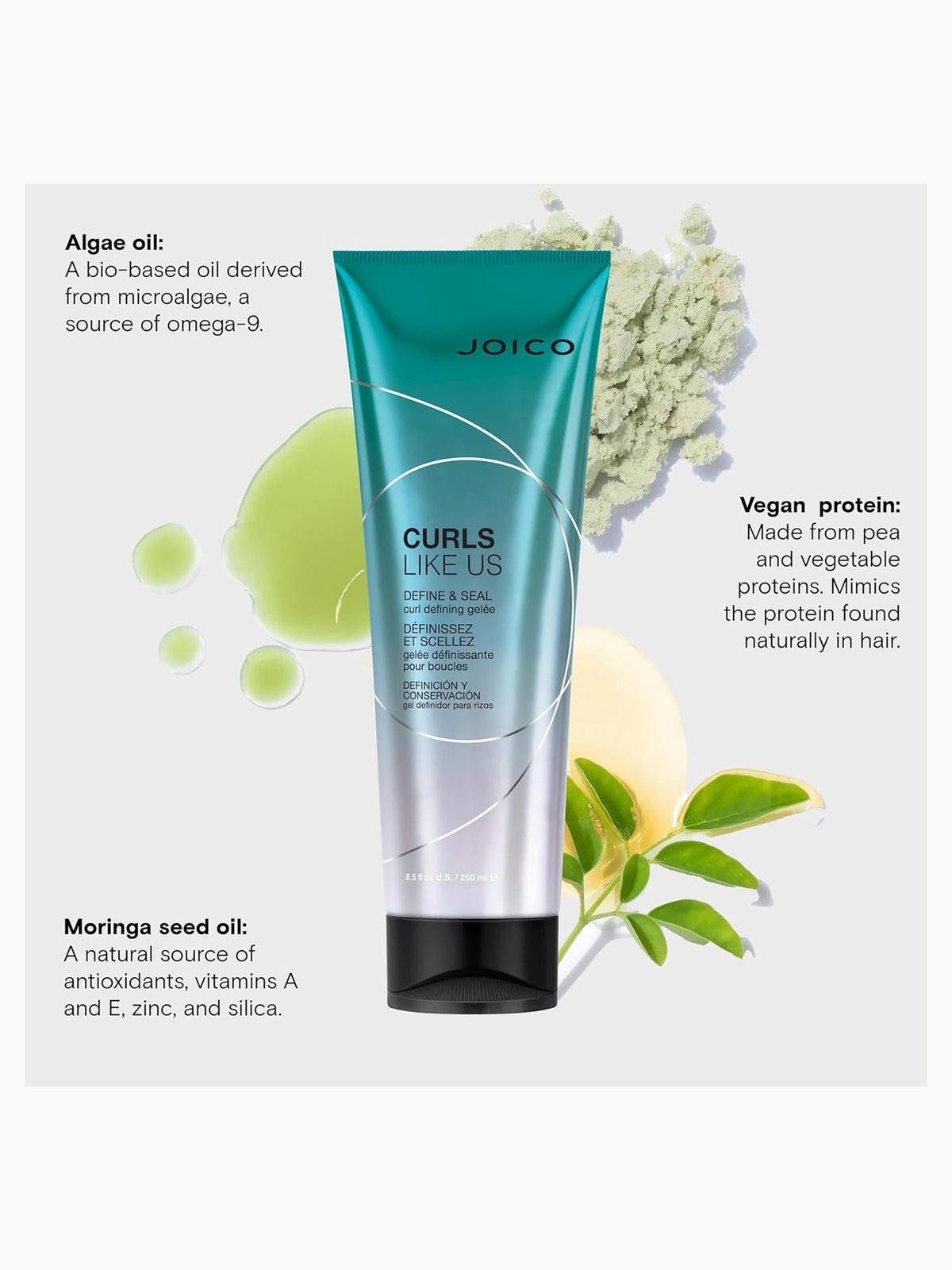 JOICO CURLS LIKE US Define and Seal Curl Defining Gelée 250ml 4