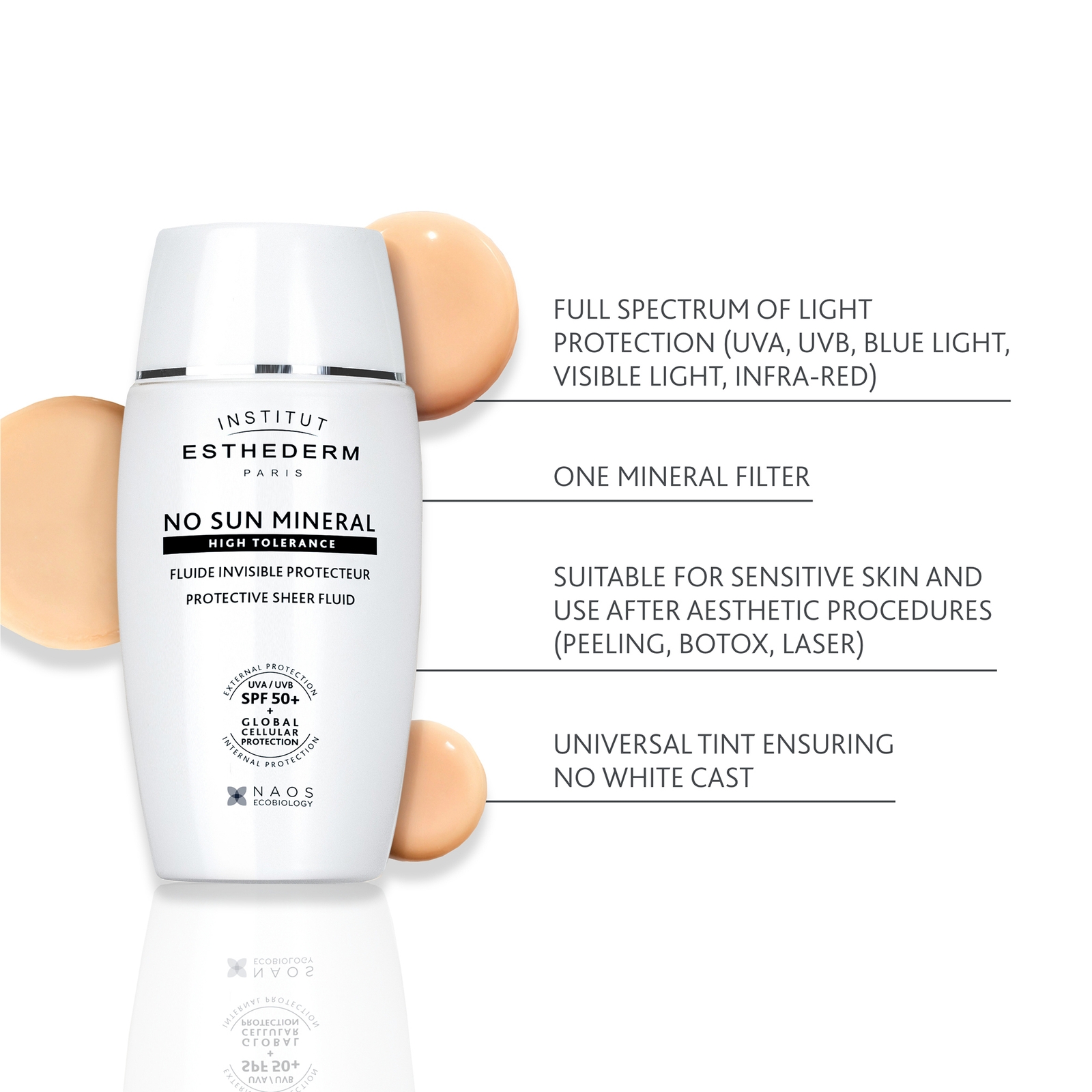 Thumbnail - Institut Esthederm No Sun Mineral SPF 50+ Sheer Fluid 50ml