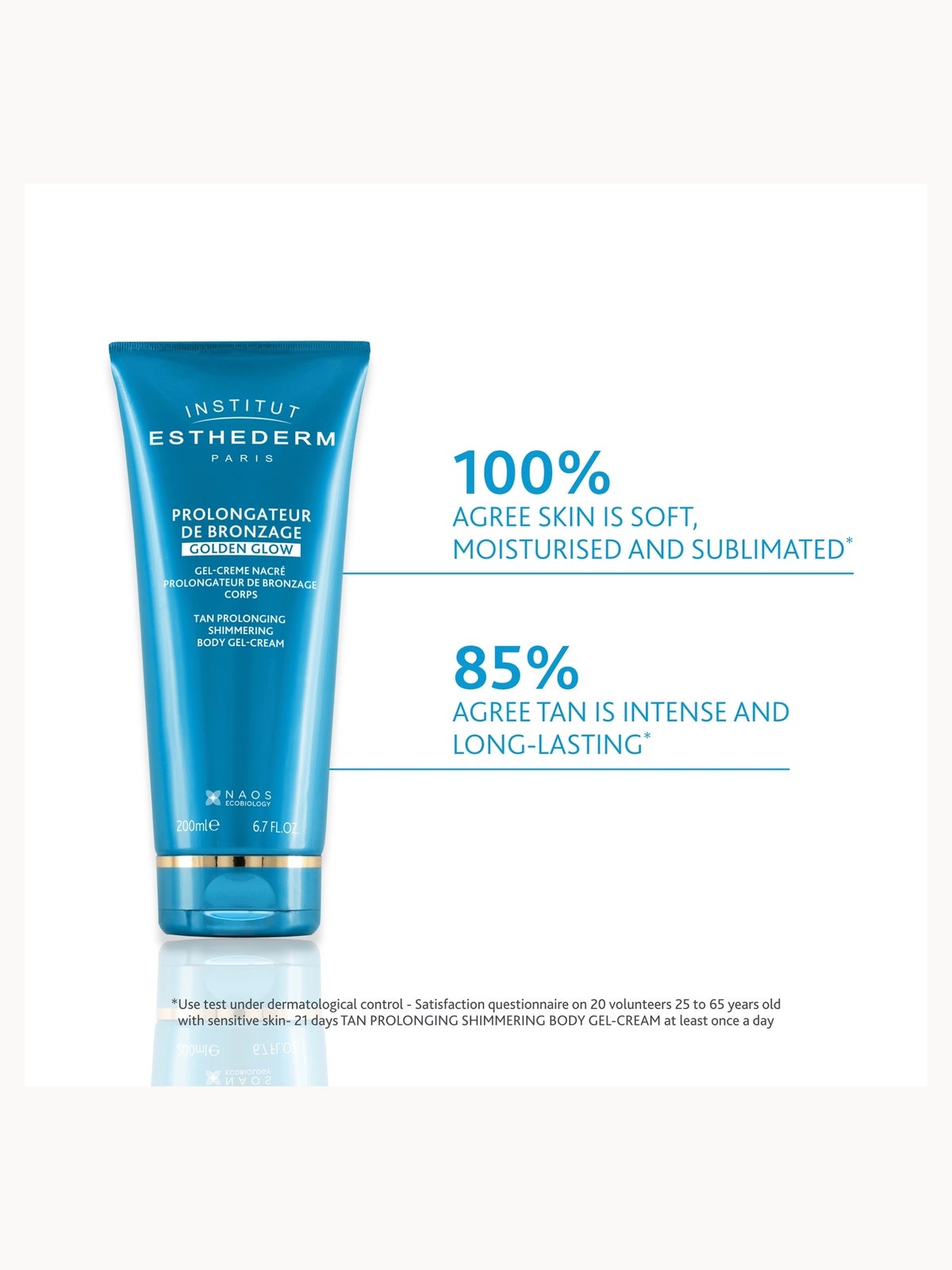 Institut Esthederm Tan Prolonging Shimmering Body Gel Cream 200ml 4