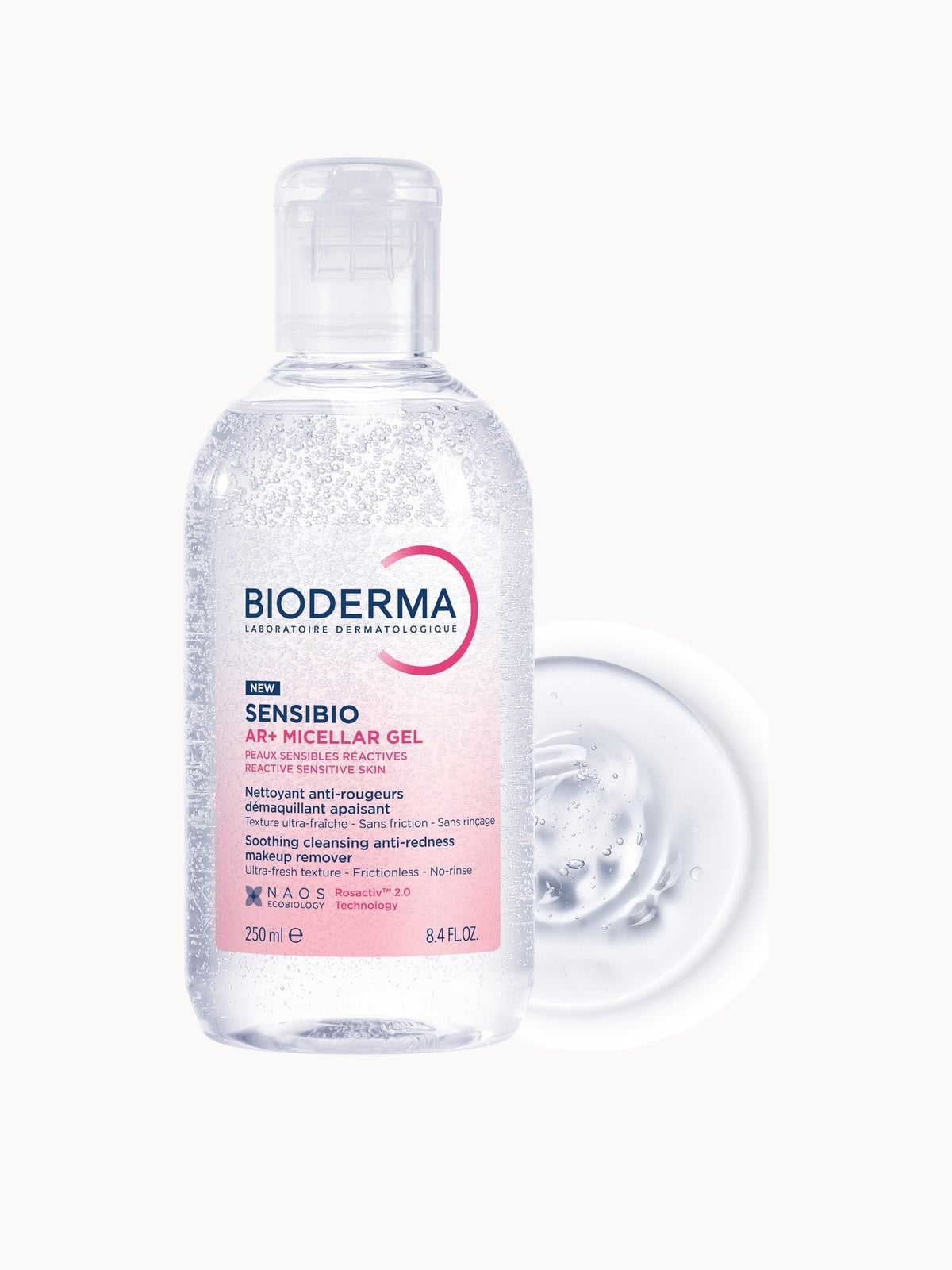 Bioderma Sensibio Micellar Gel Soothing Cleansing Anti-Redness Makeup Remover 250ml 2