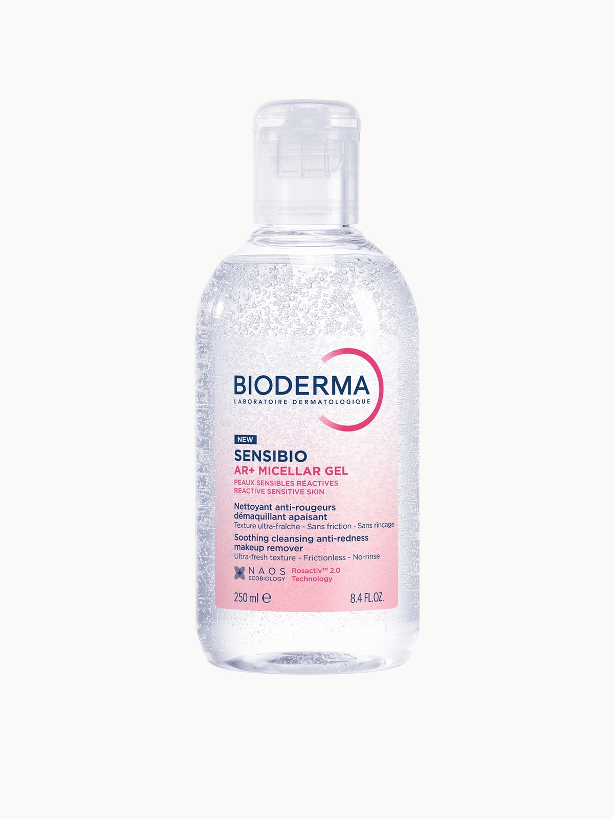 Bioderma Sensibio Micellar Gel Soothing Cleansing Anti-Redness Makeup Remover 250ml