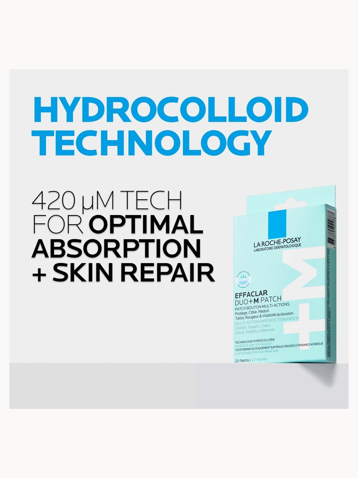 La Roche-Posay Effaclar Duo+M Patch, Multi-Action Imperfection Patch for Breakout-Prone Skin 22 Patches 4