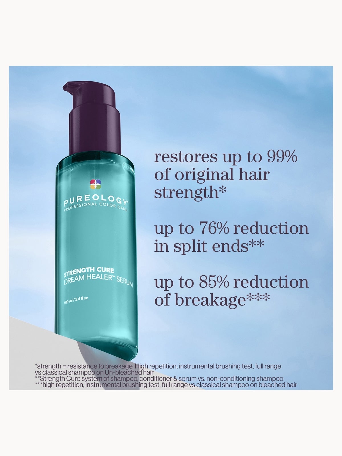 Pureology Strength Cure Dream Healer Serum for Damaged Hair 100ml 4