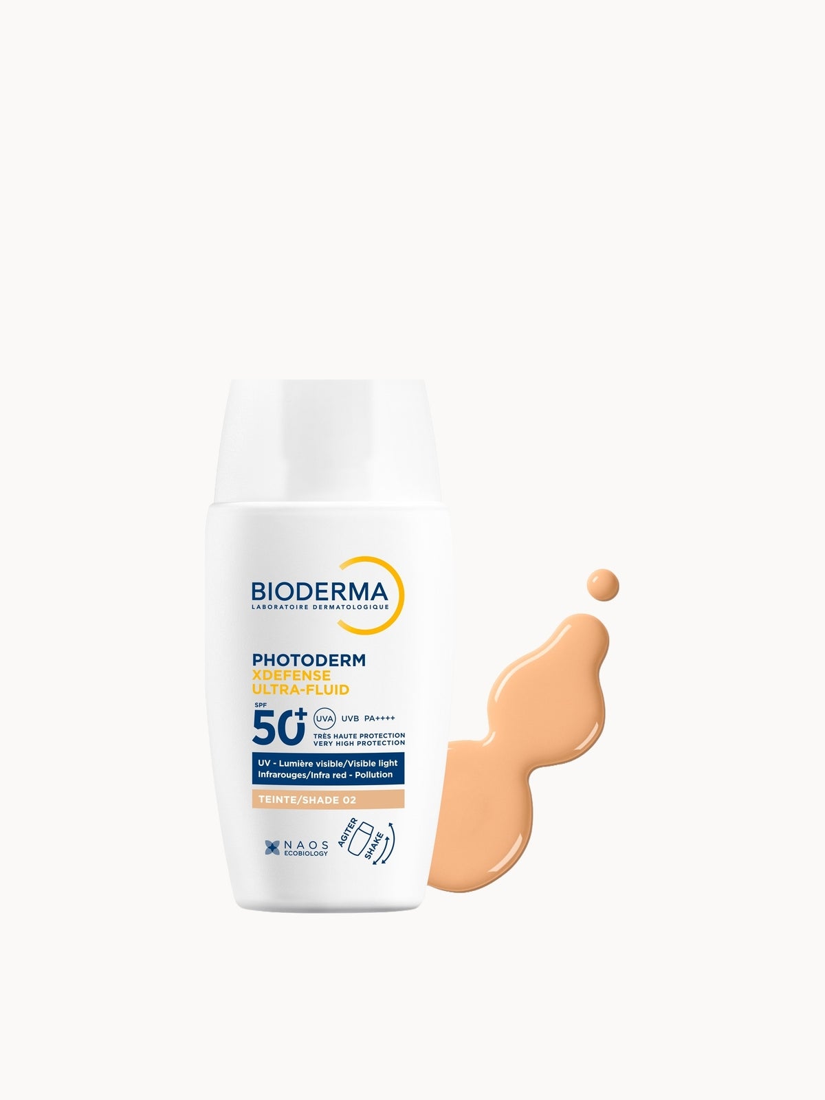 Bioderma XDefense Ultra Fluid SPF50+| Suncare and Urban Protection 40ml (Various Shades) - Shade 02 2
