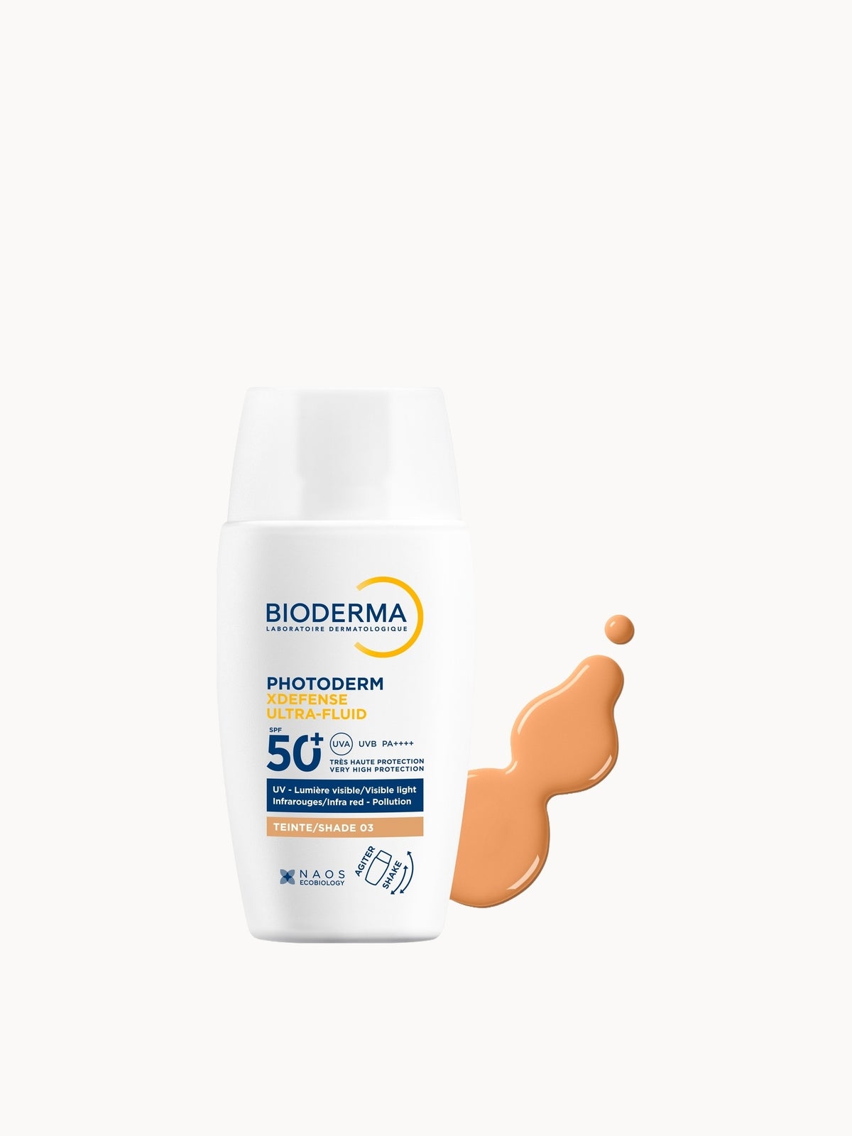Bioderma XDefense Ultra Fluid SPF50+| Suncare and Urban Protection 40ml (Various Shades) - Shade 03 2