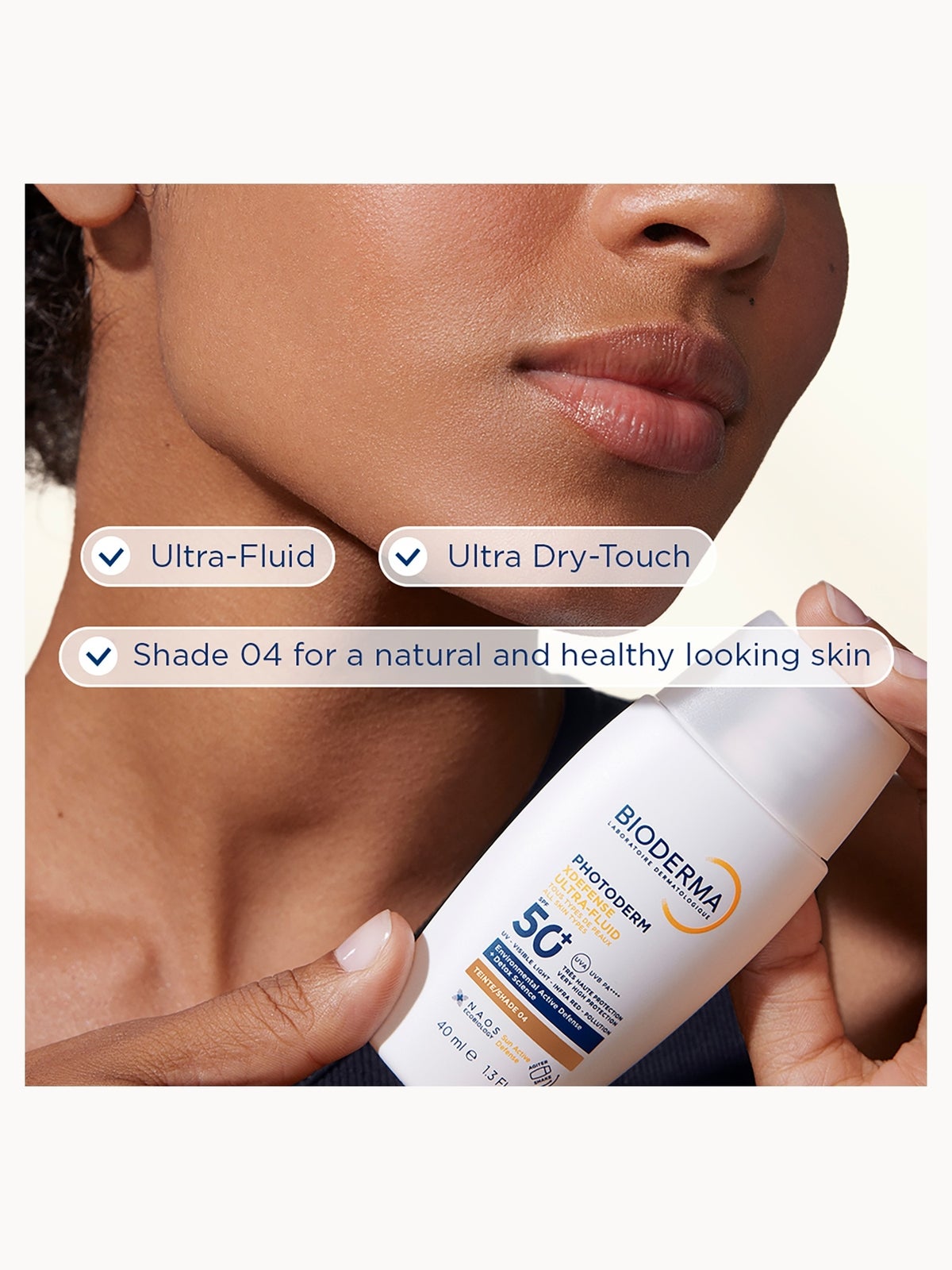 Bioderma XDefense Ultra Fluid SPF50+| Suncare and Urban Protection 40ml (Various Shades) - Shade 04 4
