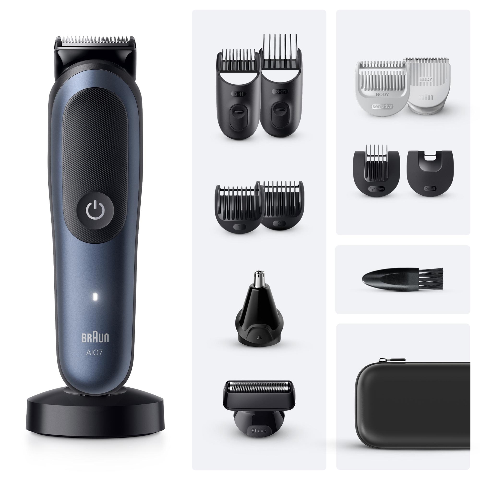Men's Blue Braun All-In-One Trimmer Style Kit Series 7 Aio7565