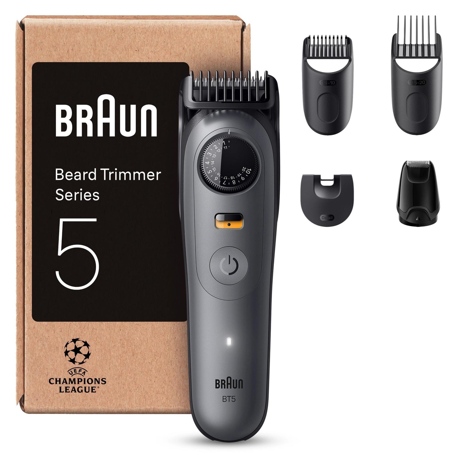 Men's Grey Braun Beard Trimmer Series 5 Bt5525