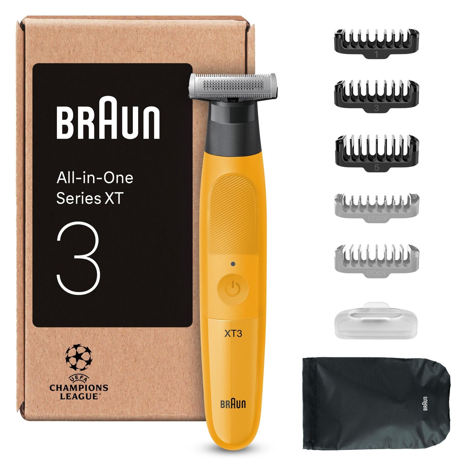 Braun All-in-One Series XT3 XT3205 Yellow: retailer-supplied image