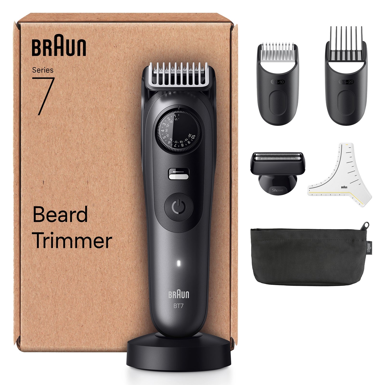 Men's Grey Braun Beard Trimmer Series 7 Bt7525