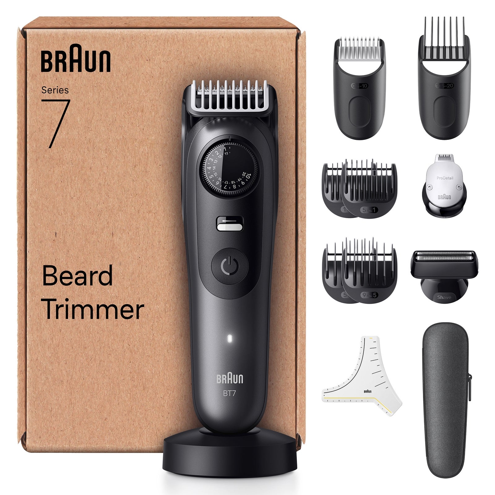Men's Grey Braun Beard Trimmer Series 7 Bt7545