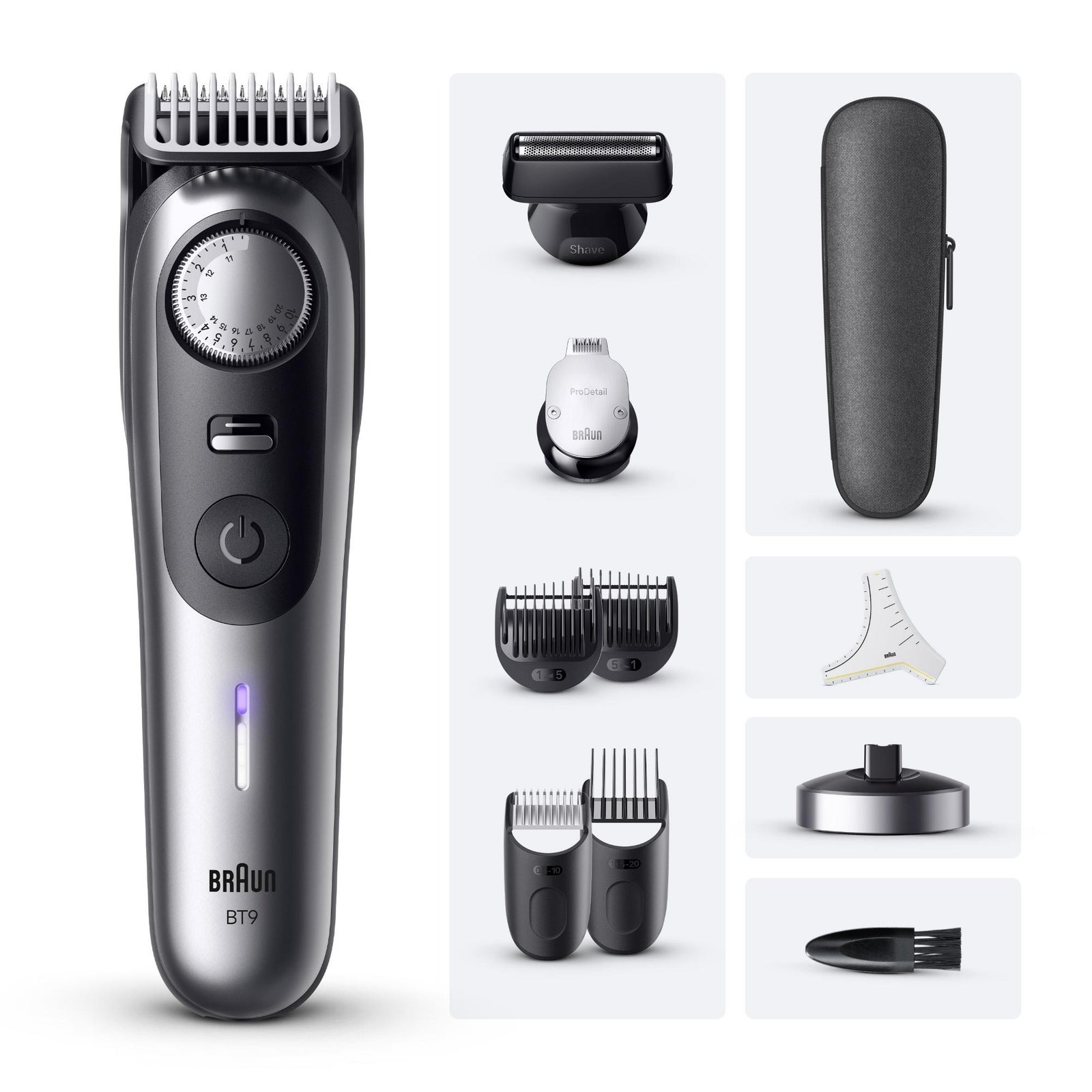 Men's Grey Braun Beard Trimmer Series 9 Bt9545