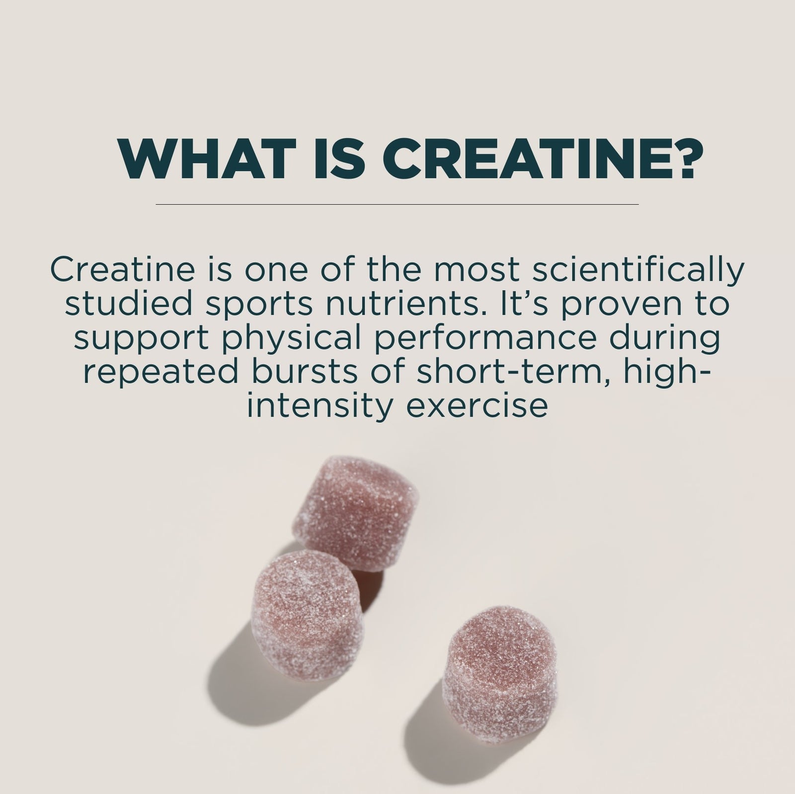 Myprotein Creatine Gummies - 21 GUMMIES - 7servings - Raspberry