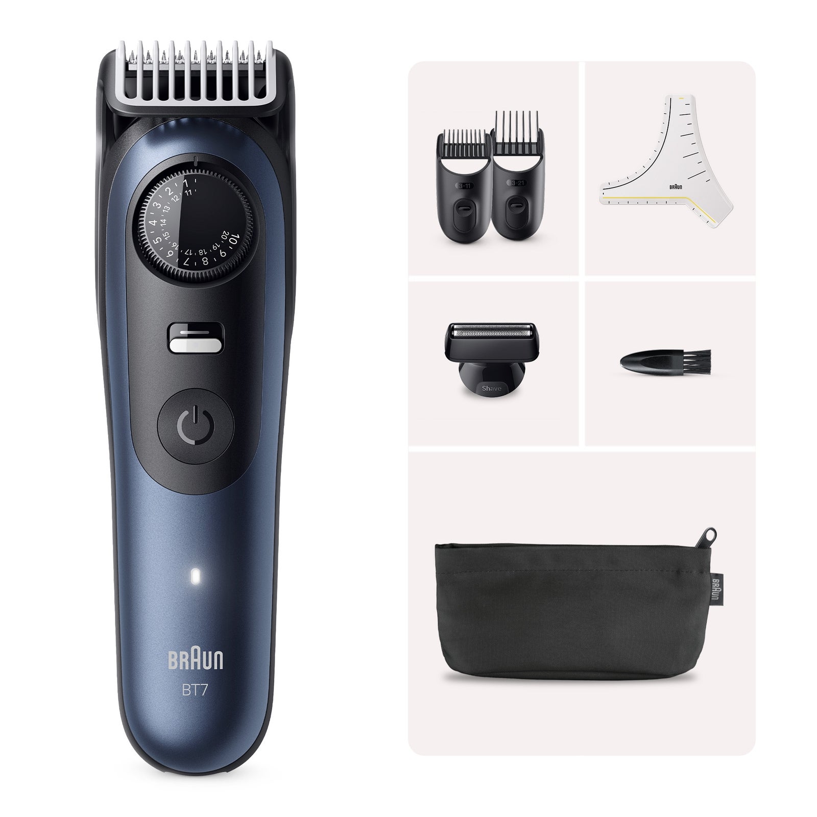 Braun Barttrimmer BT7520 Trimmer mit Barber Tools: retailer-supplied image