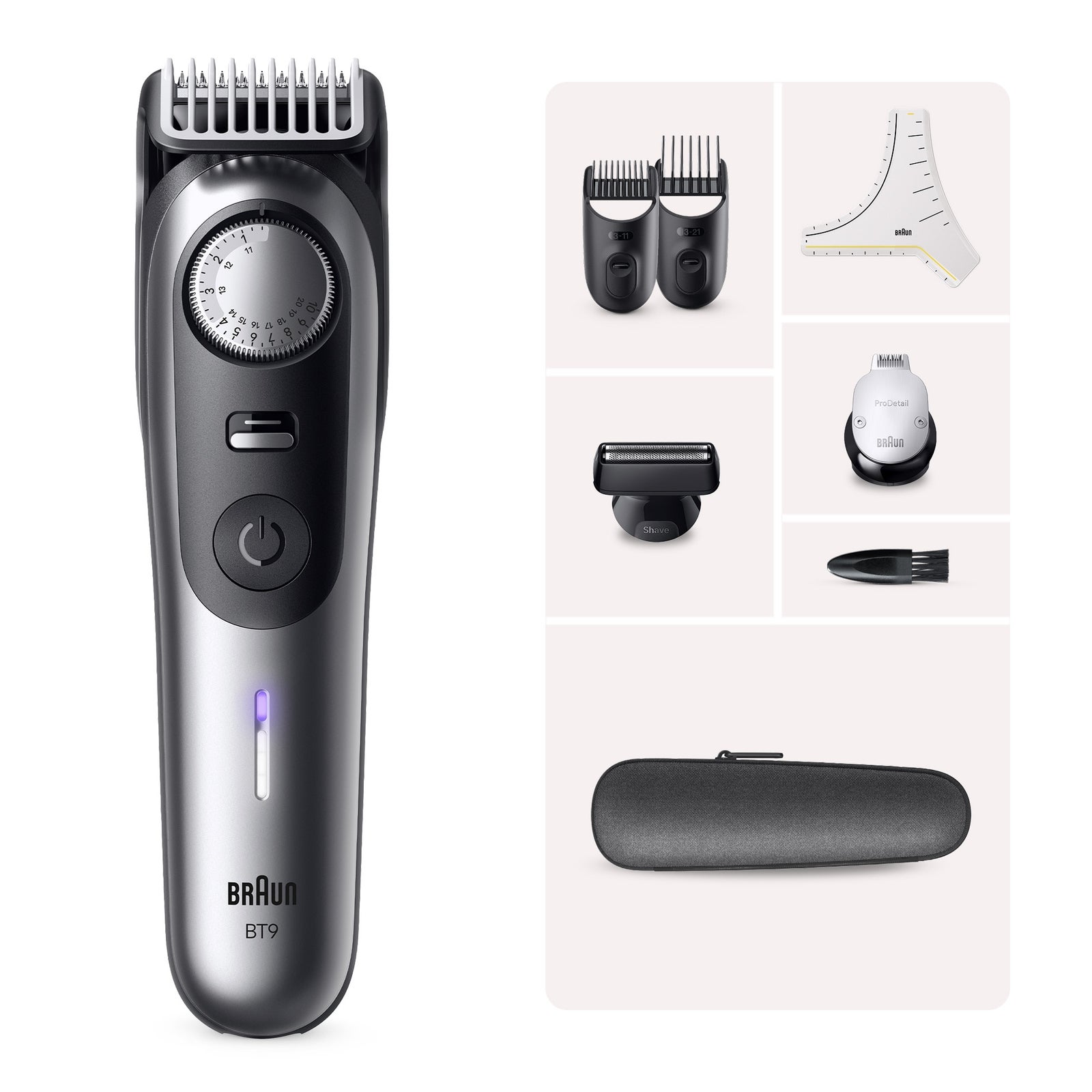 Braun Barttrimmer BT9520 Trimmer mit Barber Tools: retailer-supplied image