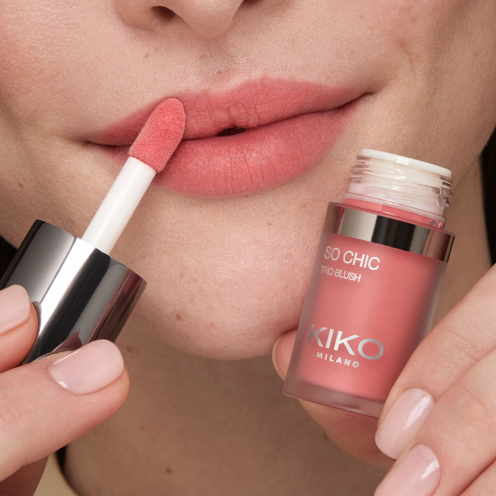 Thumbnail - KIKO Milano So Chic Trio Blush 4.5ml (Various Shades) - 03 Pink Whisper
