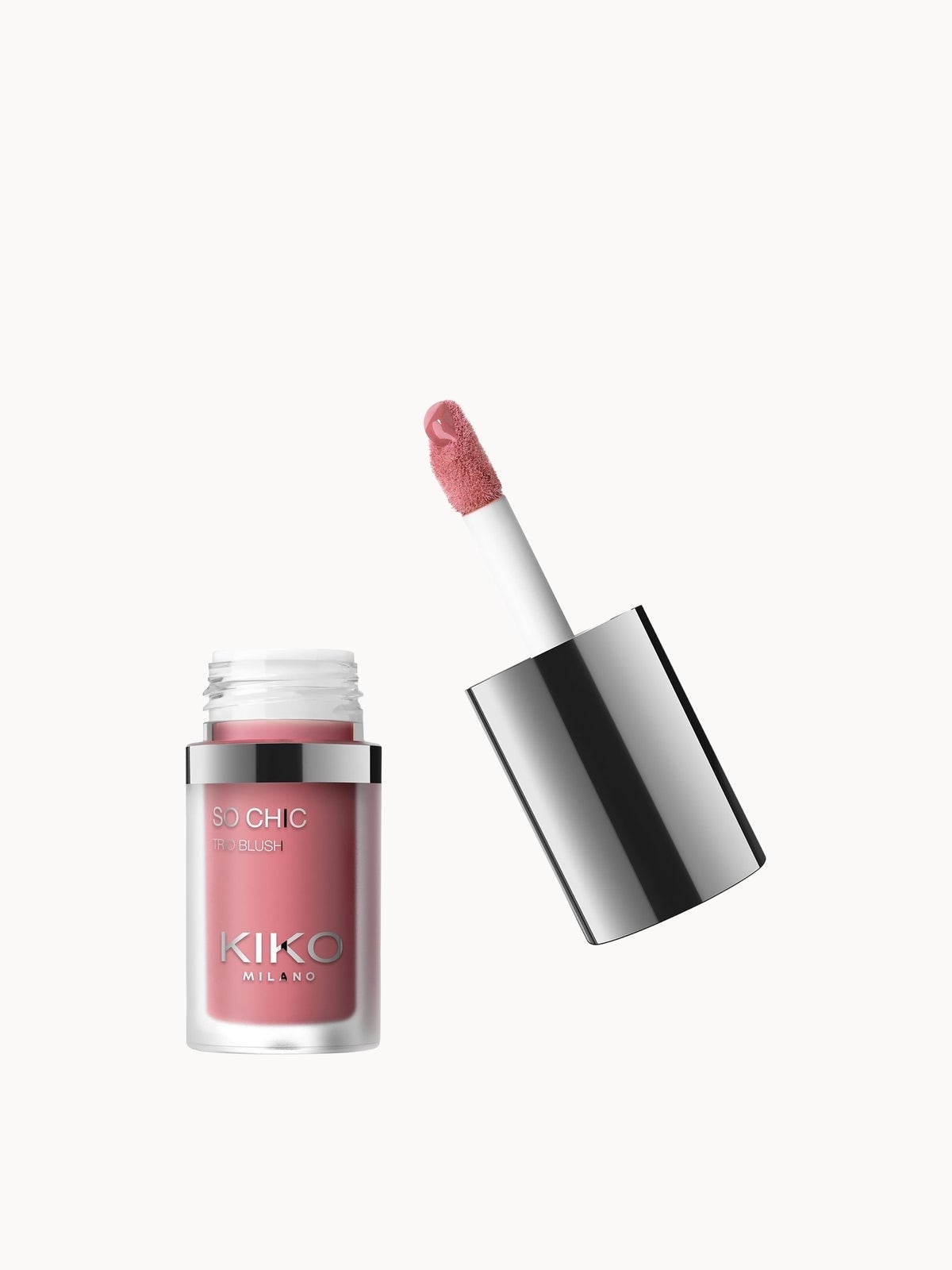 KIKO Milano So Chic Trio Blush 4.5ml (Various Shades) - 04 Ruby Bliss
