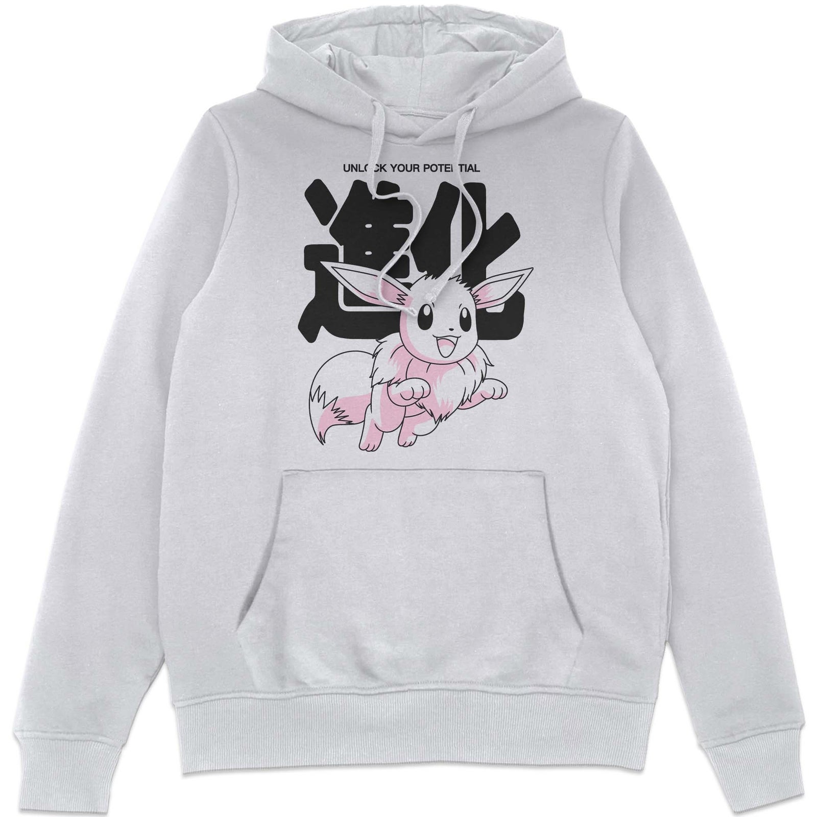 Pokémon Circle Of Eevee Evolutions Hoodie - White - XL
