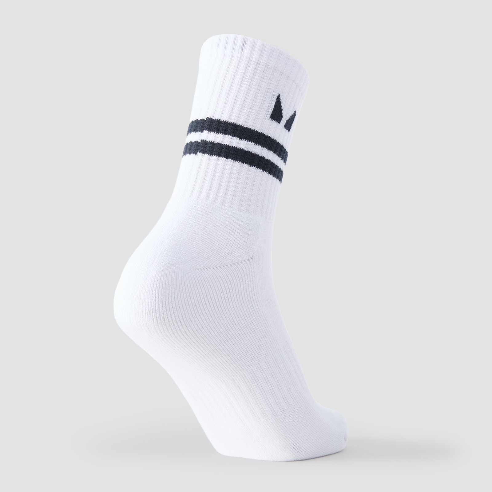 Thumbnail - MP Stripe Retro Crew Socken (3er Pack) – Schwarz/Dunkles Smaragdgrün/Dunkles Saphirblau - UK 9-11