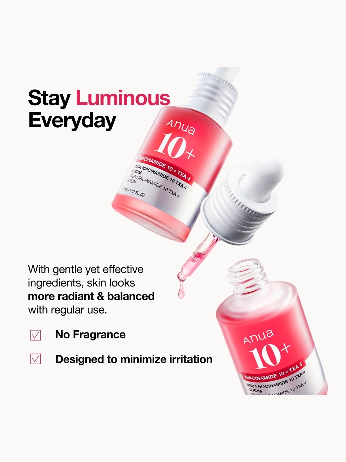 Anua Niacinamide 10% + TXA 4% Serum 30ml 4