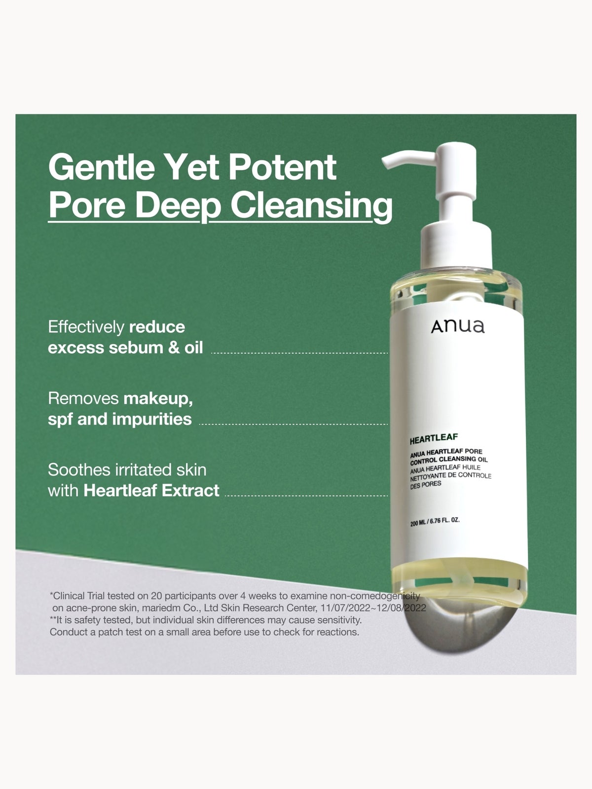 Anua Heartleaf Pore Control Cleansing Oil 200ml 3