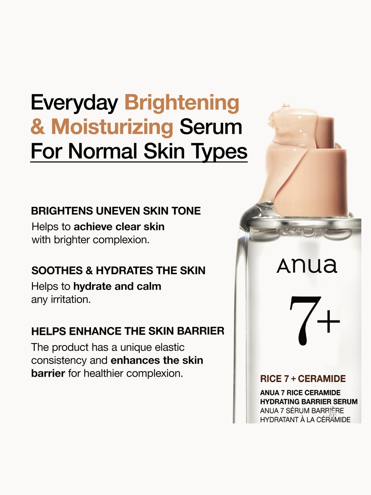 Anua 7 Rice Ceramide Hydrating Barrier Serum 50ml 3