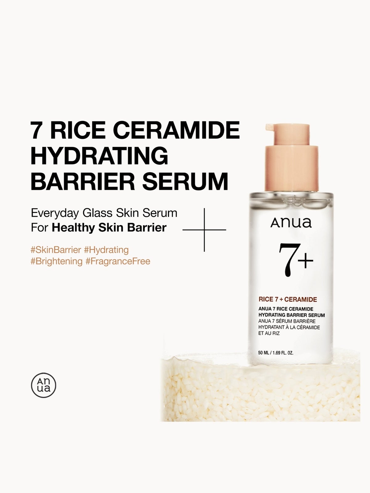Anua 7 Rice Ceramide Hydrating Barrier Serum 50ml 2