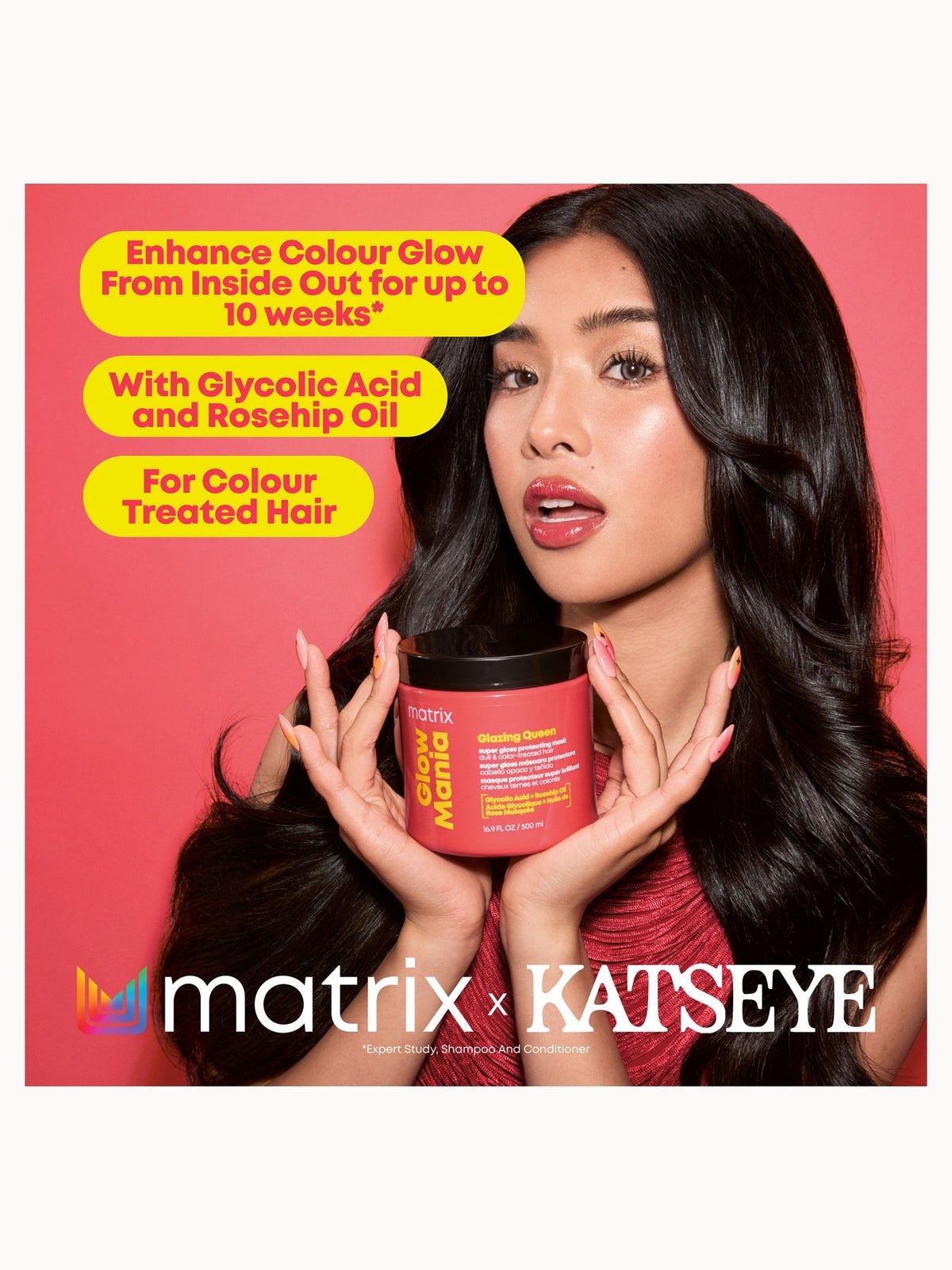 Glow Mania Colour Protecting Shampoo, Conditioner, & Mask Trio for Coloured Hair 2