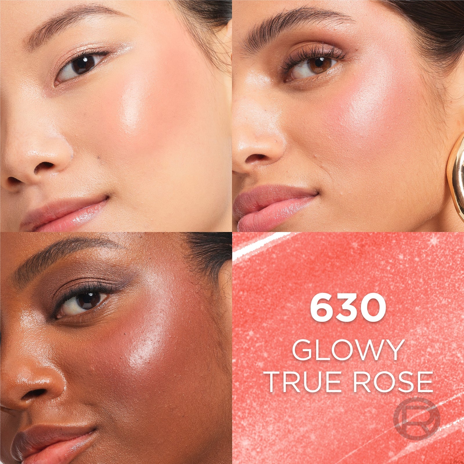 L'Oréal Paris Lumi Le Liquid Blush (Various Shades) - 630 Glowy True Rose 2