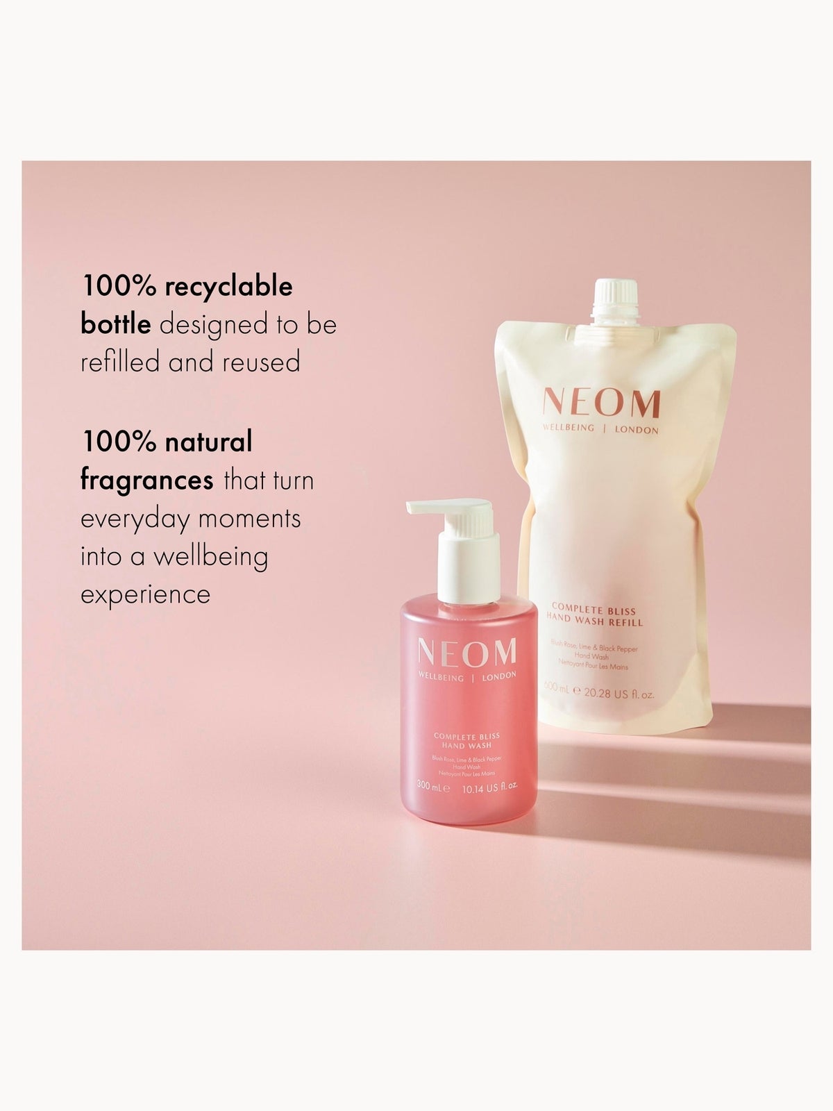 NEOM Complete Bliss Hand Wash Refill 600ml 3