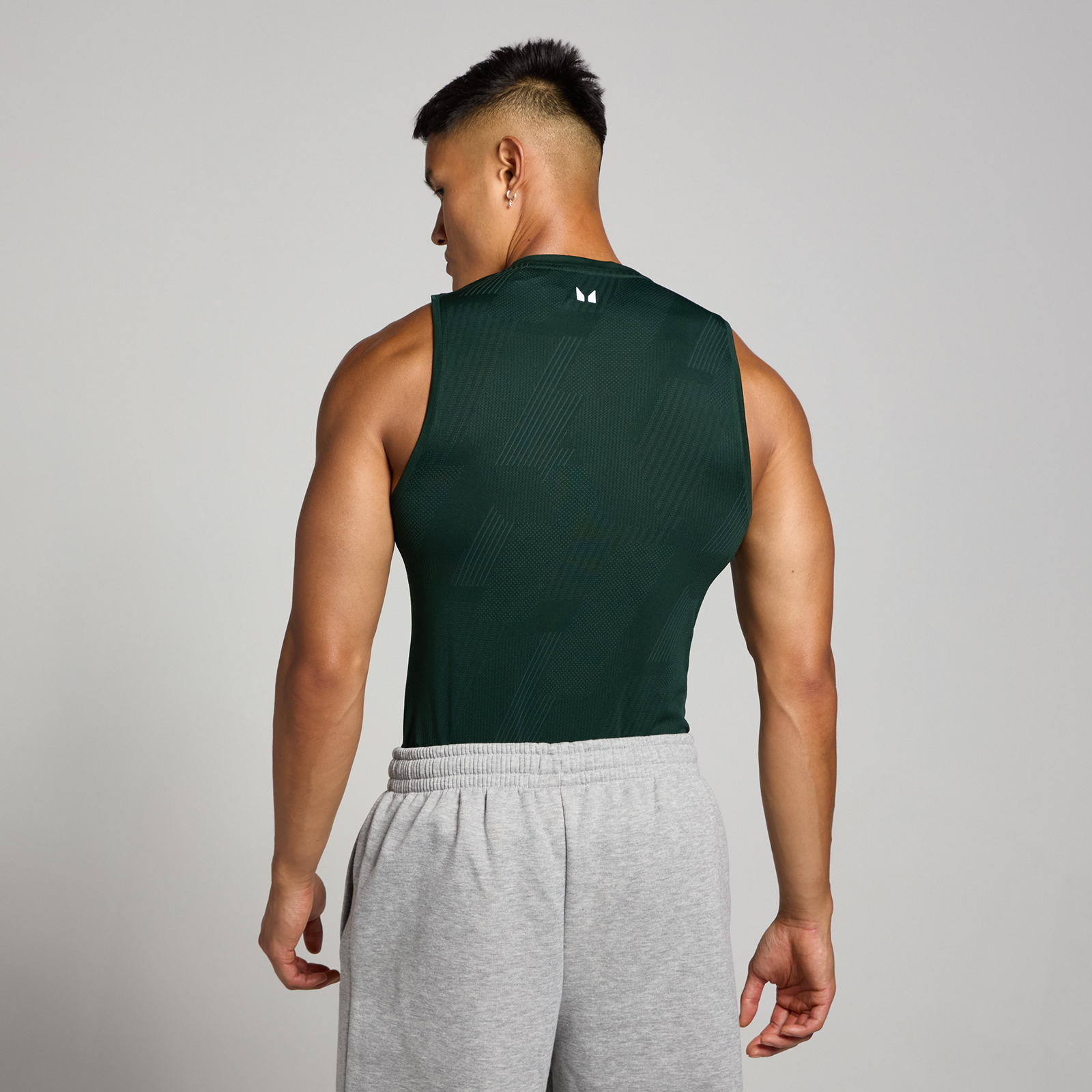 5059883399324 - MP Herren Tempo nahtloses Tanktop mit Grafikelement – Dunkles Smaragdgrün - L 5059883399324 - MP Herren Tempo nahtloses Tanktop mit Grafikelement – Dunkles Smaragdgrün - L