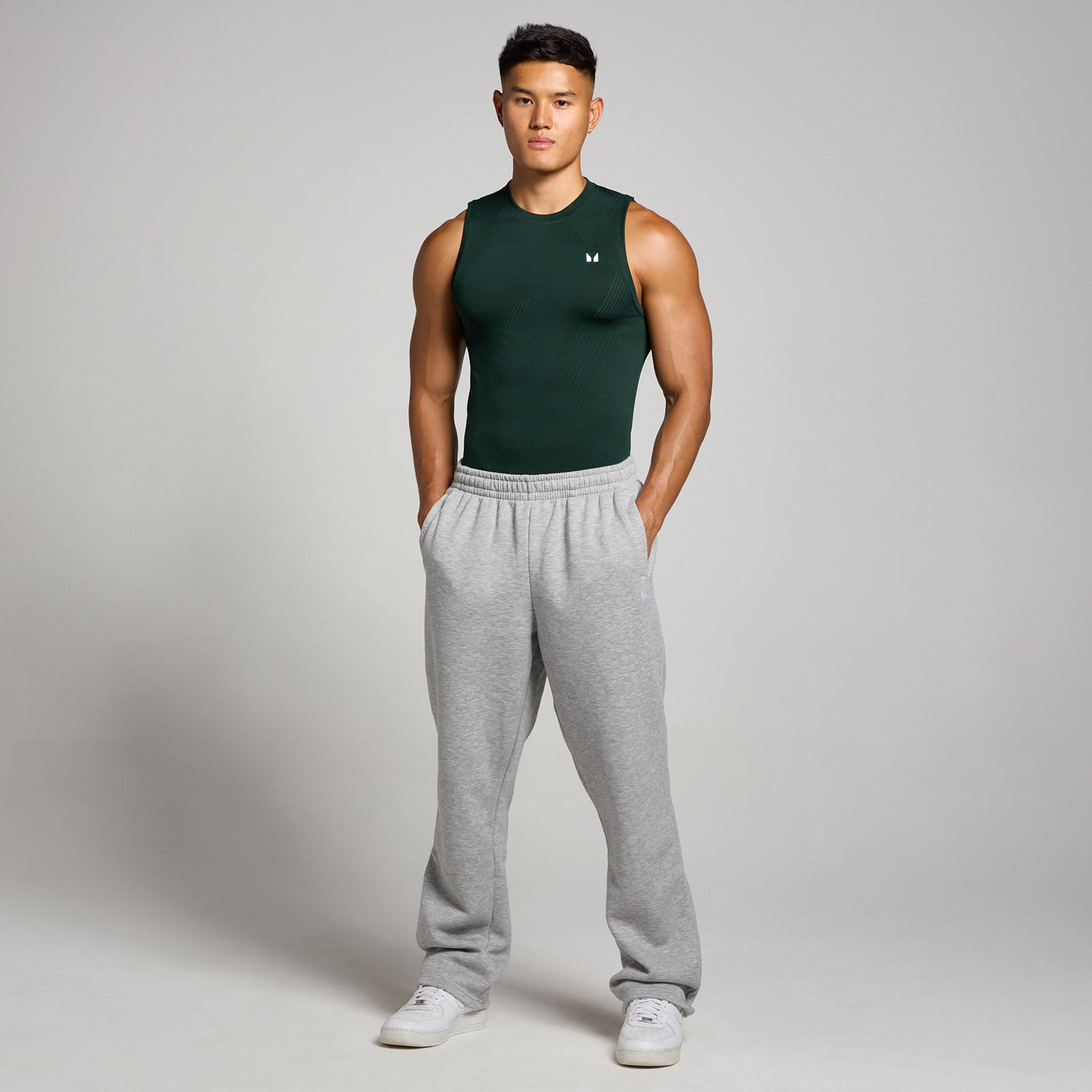 5059883399324 - MP Herren Tempo nahtloses Tanktop mit Grafikelement – Dunkles Smaragdgrün - L 5059883399324 - MP Herren Tempo nahtloses Tanktop mit Grafikelement – Dunkles Smaragdgrün - L